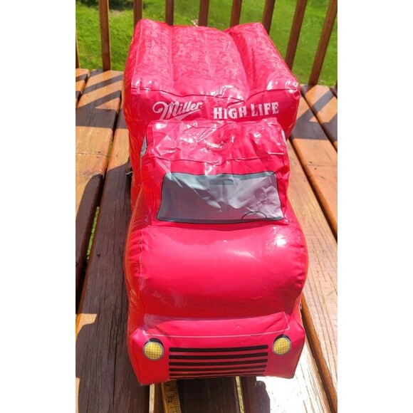 Vintage Miller High Life Beer Inflatable truck, approx. 30" Official Vinyl Ad - Picture 2 of 6